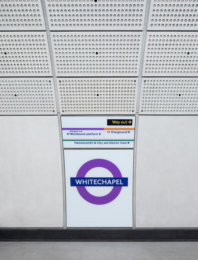 Whitechapel Crossrail Station, London
